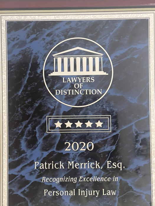 Reconocimiento Lawyers of Distinction 2020 para Patrick Merrick